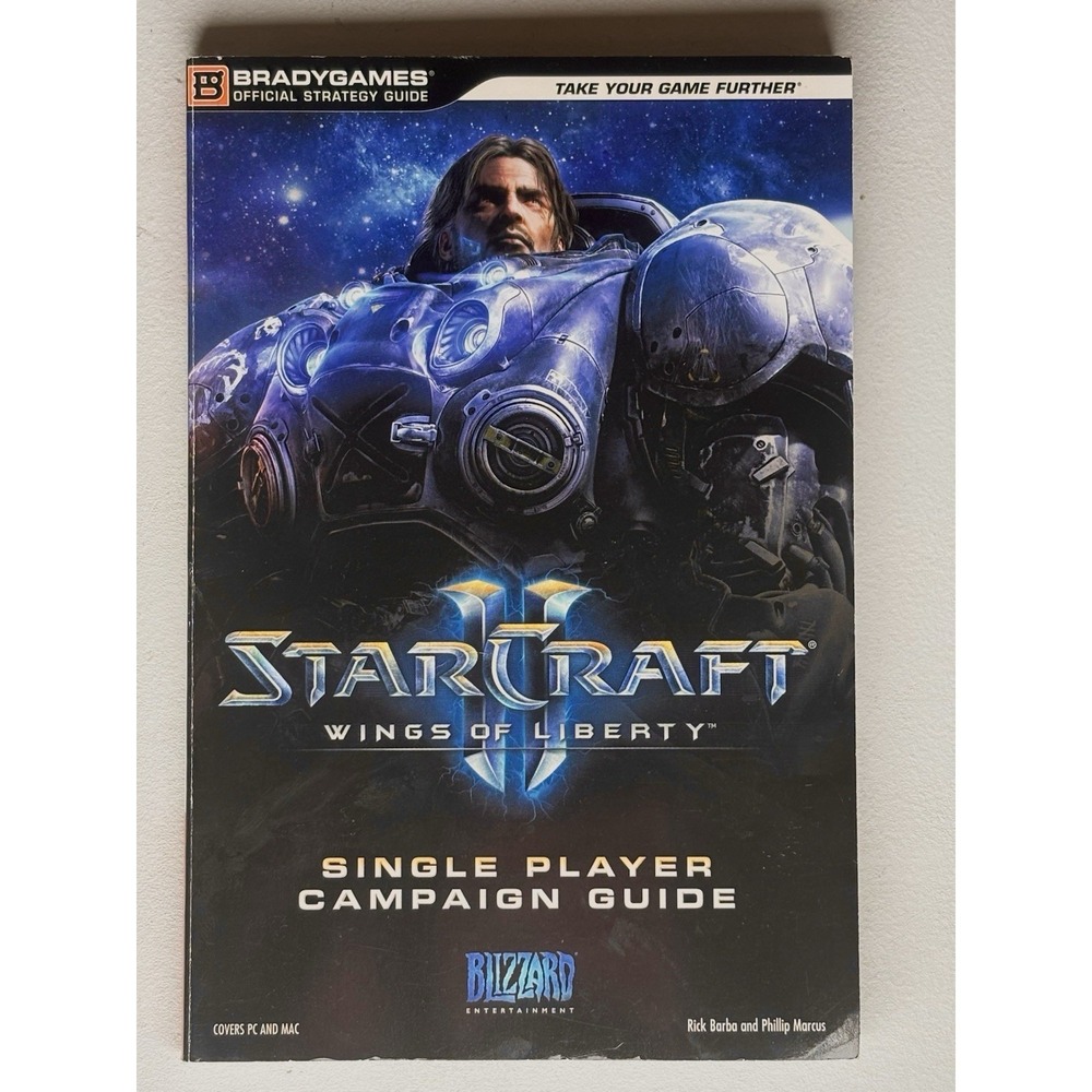 Starcraft II Wings of Liberty Bradygames Signature Series Strategy Guide 2010 PB